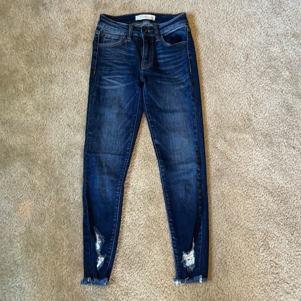 Nwot Kancan ankle jeans